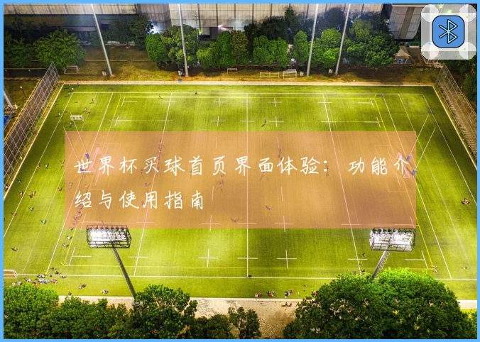 世界杯买球首页界面体验：功能介绍与使用指南
